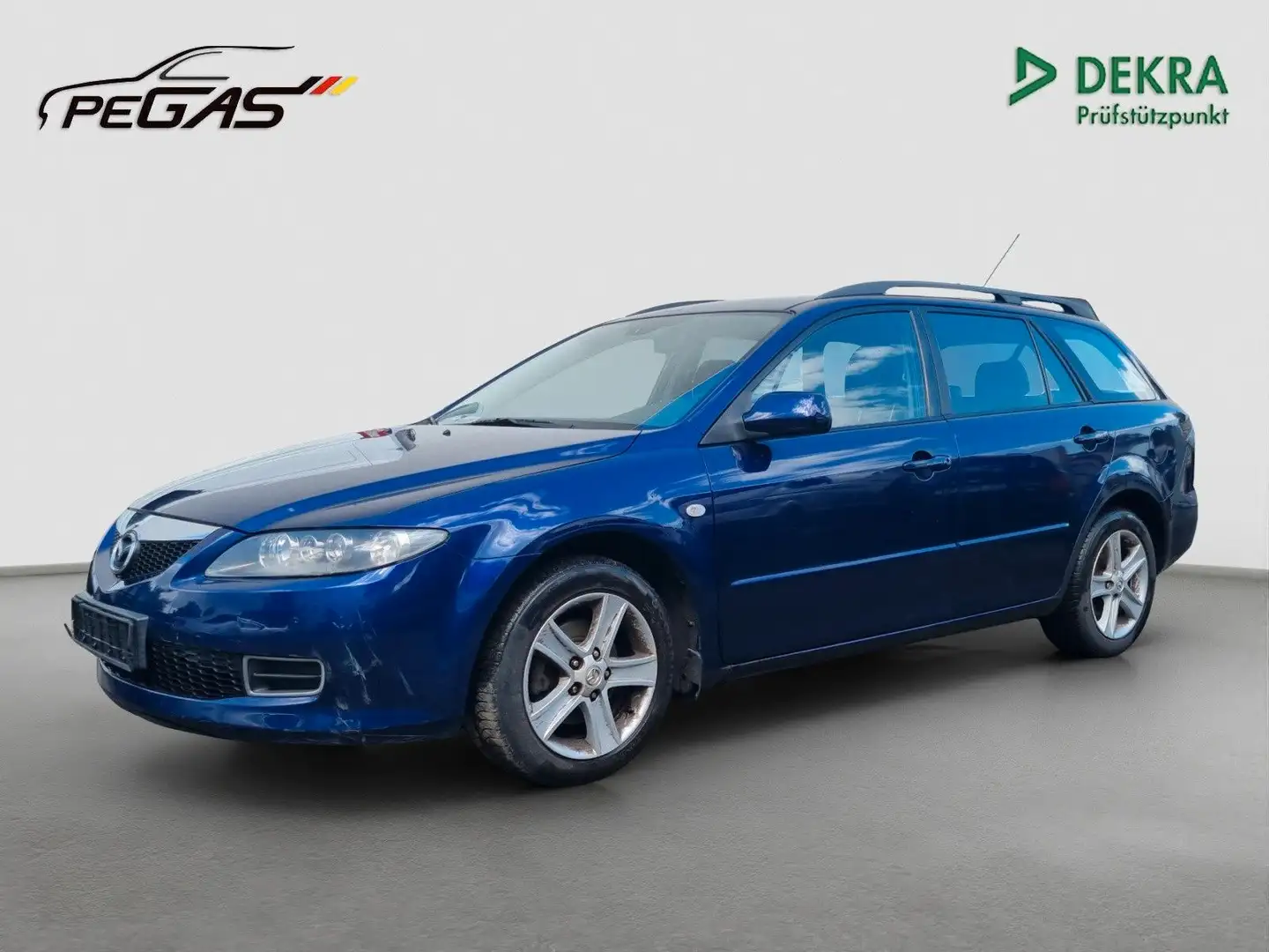 Mazda 6 Kombi 1.8 Sport Exclusive TÜV-09/2025, 2-Hand Синій - 1