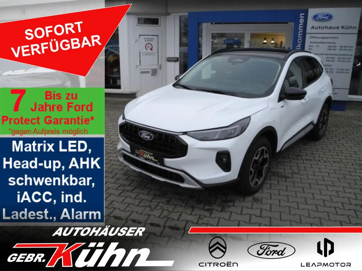 Ford Kuga 2.5 PHEV ACTIVE X - AHK, Allwetter, Matrix LED Weiß - 1