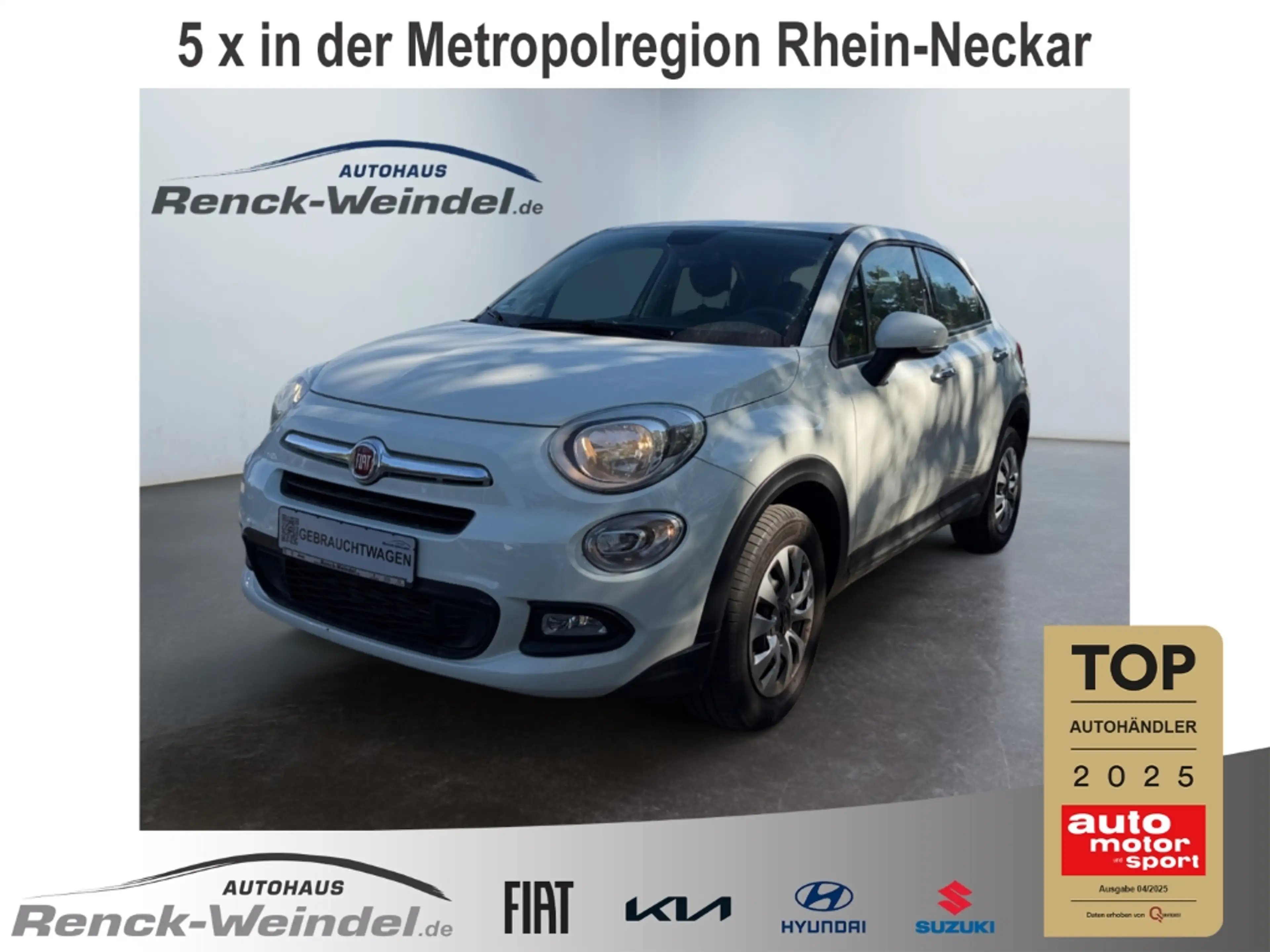 Fiat 500X MultiAir Pop Star Dyn. Kurvenlicht Apple CarPlay A
