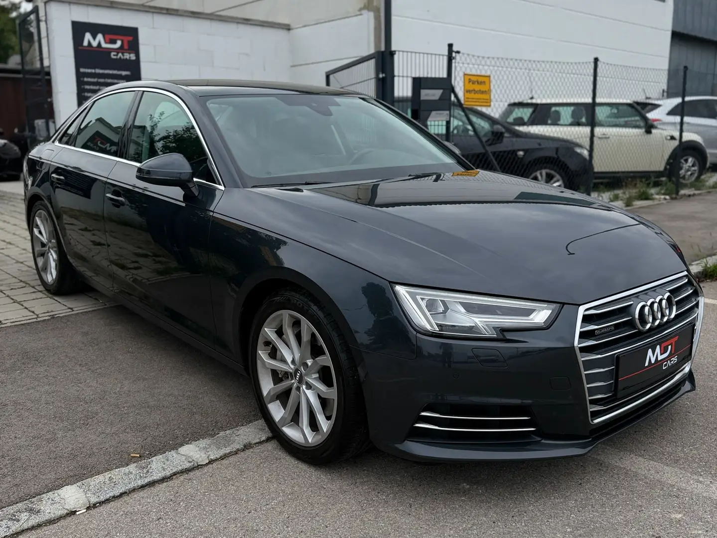 Audi A4 QUATTRO SPORT S-TRONIC|1.BESITZ|MATRIX|SZHZG|CAM Grau - 2