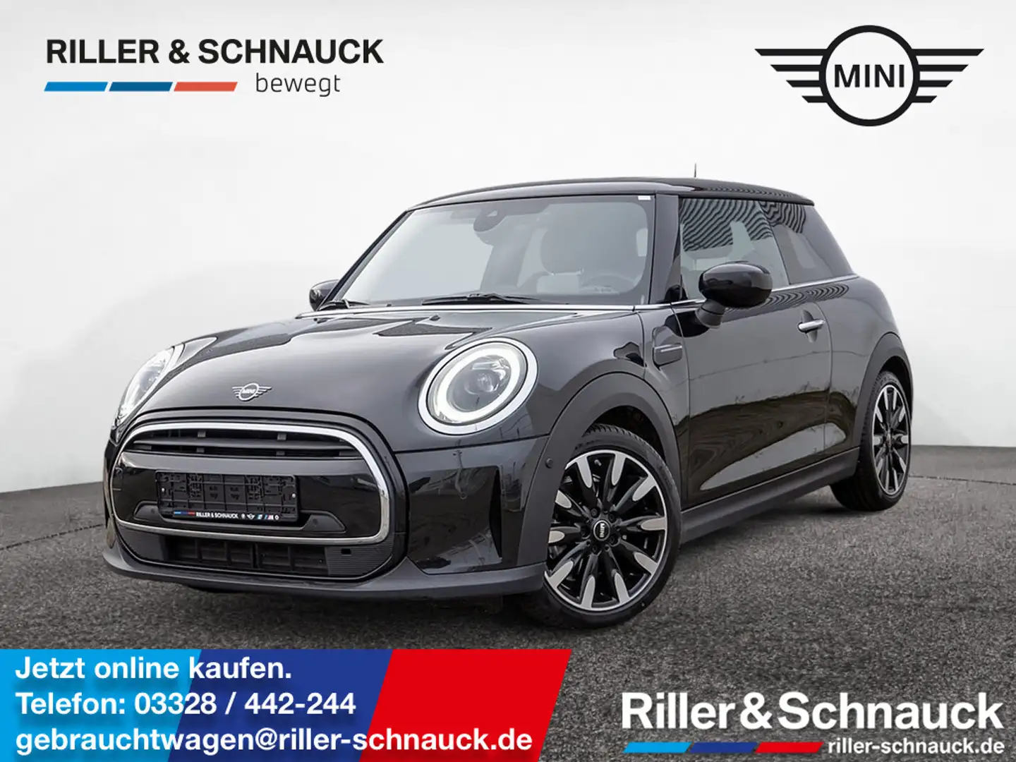 MINI Cooper C lassic Trim PANO+H/K+NAVI+HUD+KEYLESS Schwarz - 1