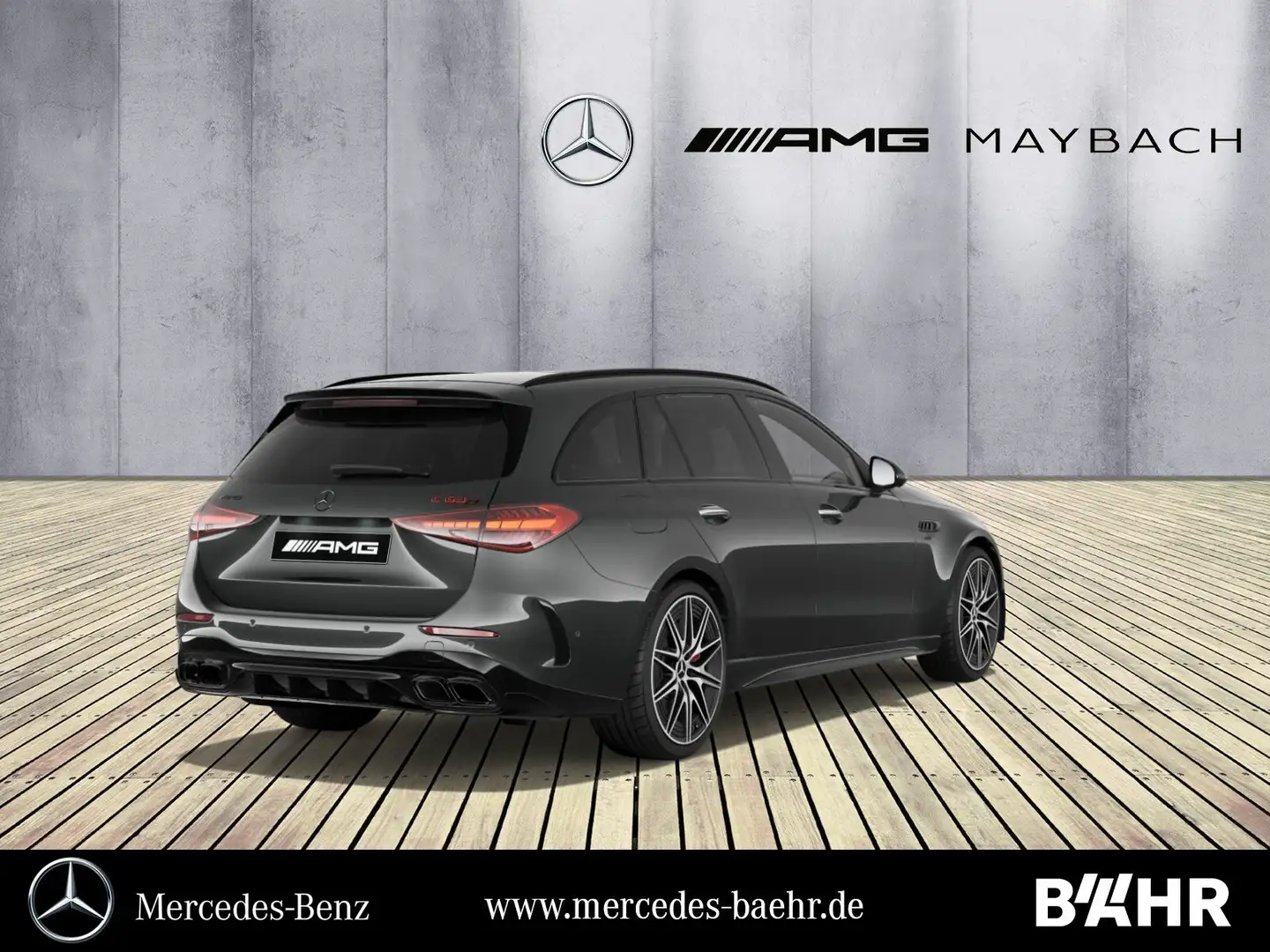 Mercedes-Benz C 63 AMG C 63 AMG S E Performance T Night/Pano/Burmester Grau - 2