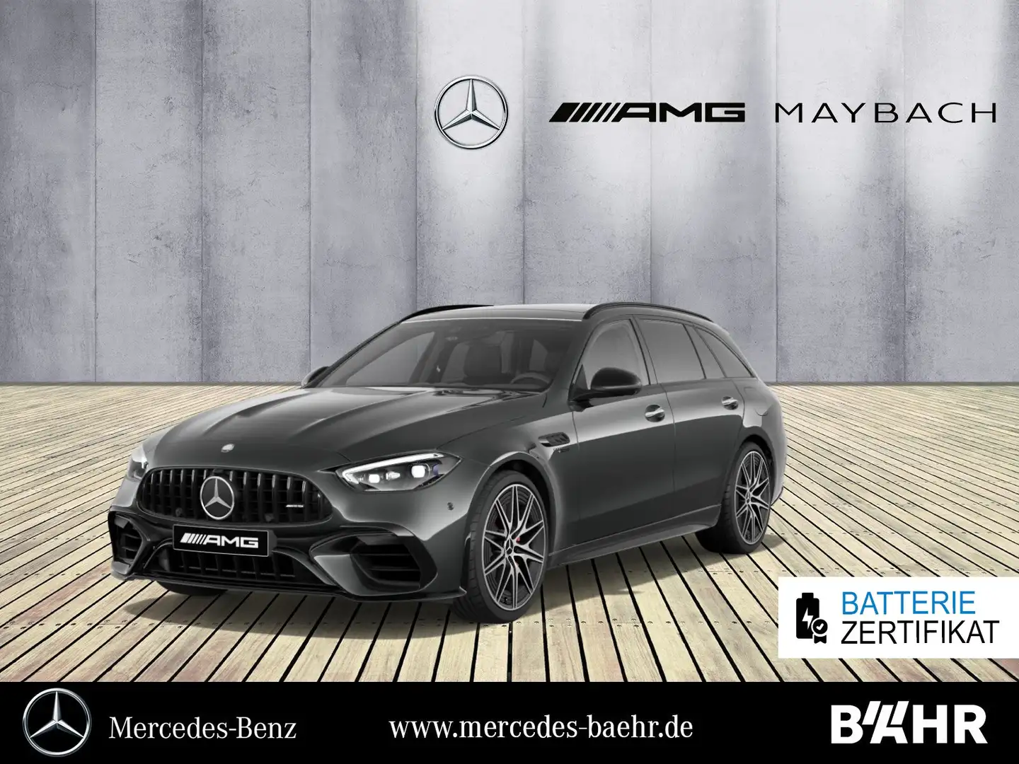 Mercedes-Benz C 63 AMG C 63 AMG S E Performance T Night/Pano/Burmester Grau - 1