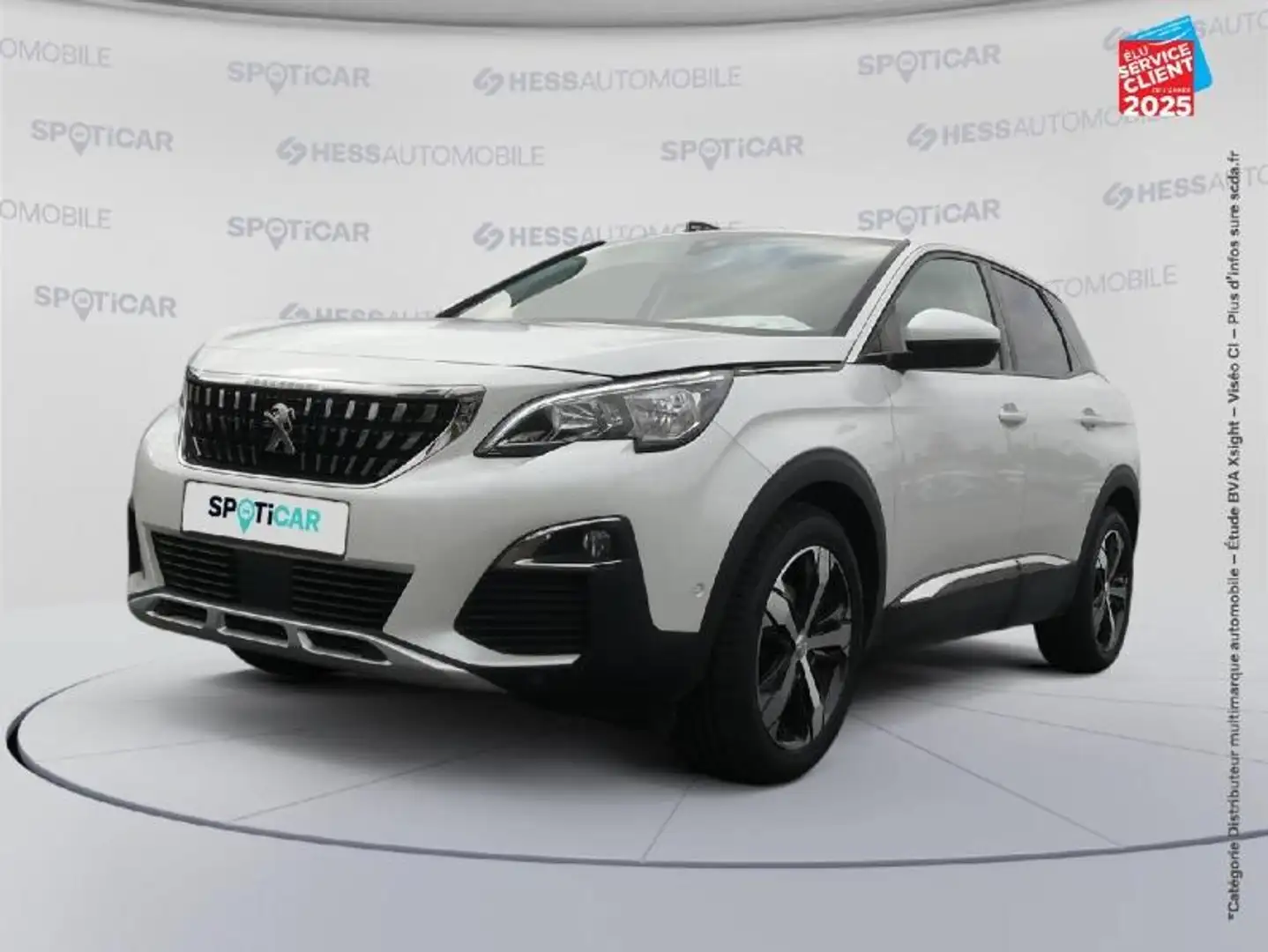 Peugeot 3008 1.2 PureTech 130ch Allure S/S EAT8 6cv Sieges chauf GPS Camera Weiß - 1