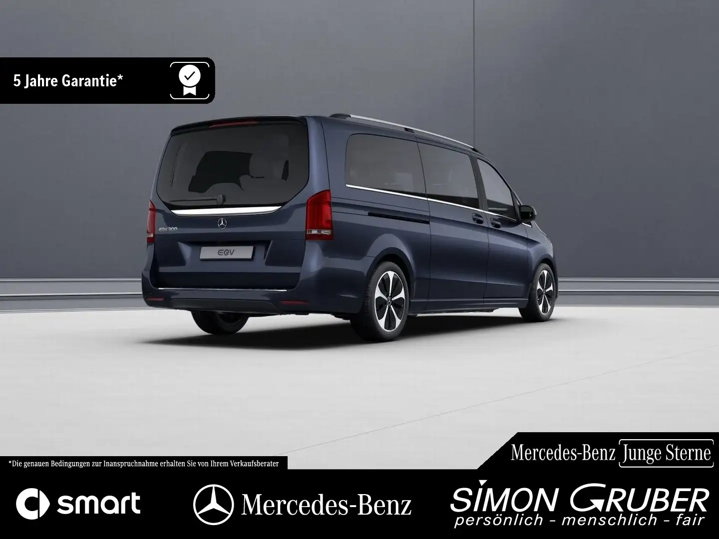 Mercedes-Benz EQV 300 Ava Extra Lang XL Design Airmatic 7Sitze Blau - 2