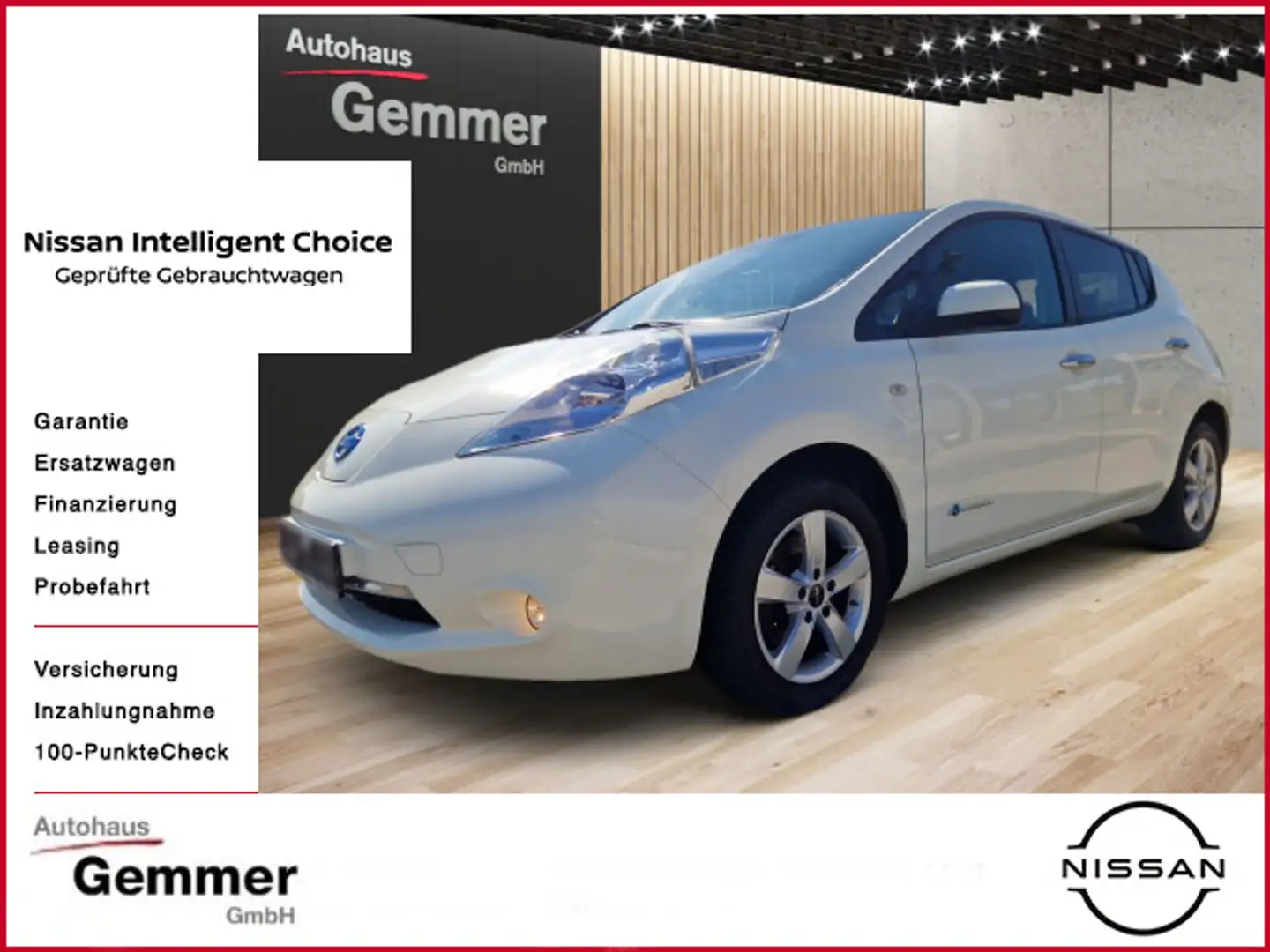 Nissan Leaf LEAF 30kw Ladekabel DE/ Acenta Weiß - 1