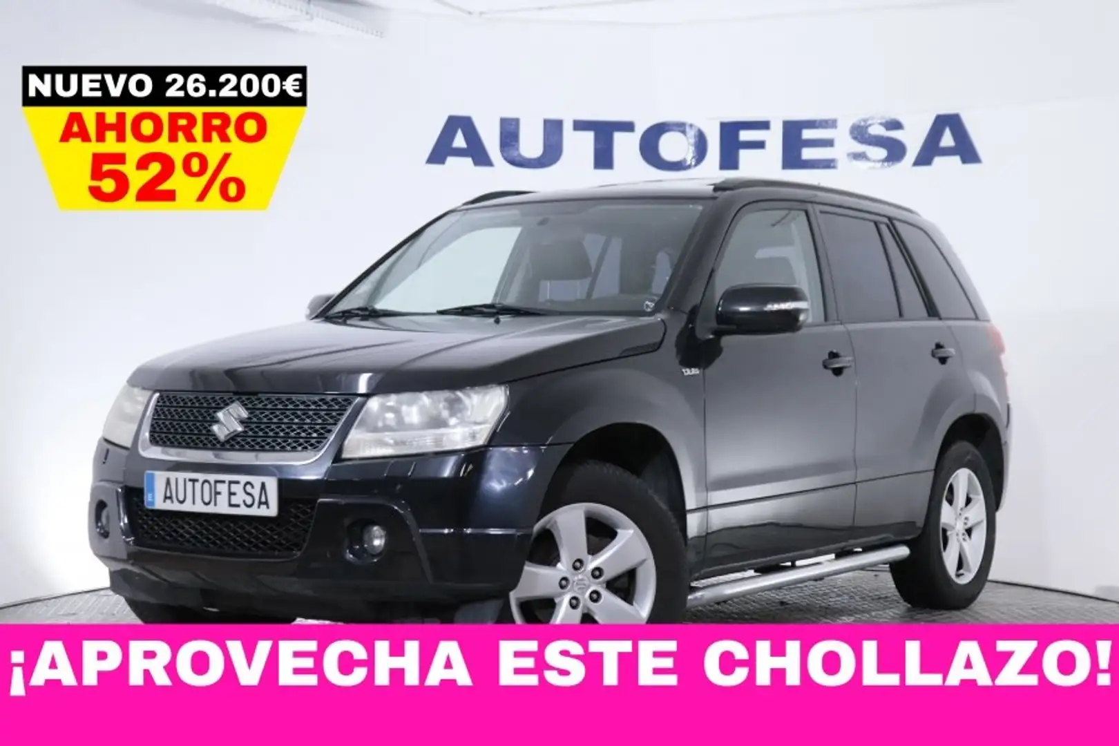 Suzuki Grand Vitara 1.9 DDIS LUXE 4X4 124CV 5P # TECHO ELEC, NAVY Noir - 1