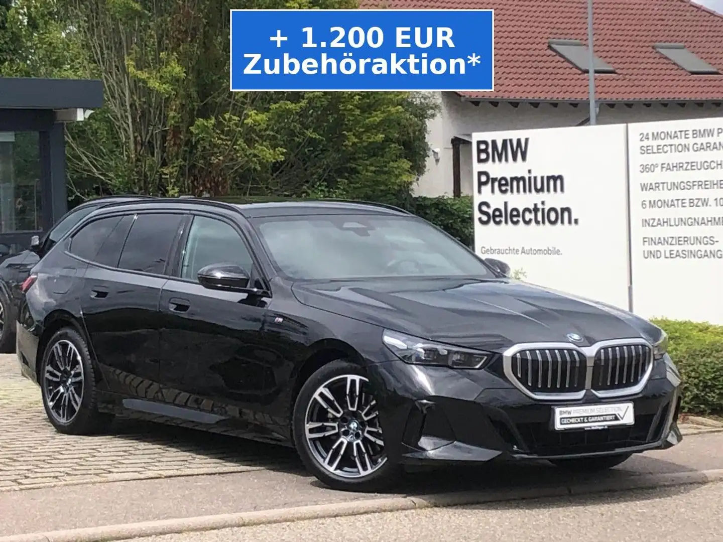 BMW 520 i T. M Sport Standh.AHK SurView.HUD Sitzbel. Schwarz - 2