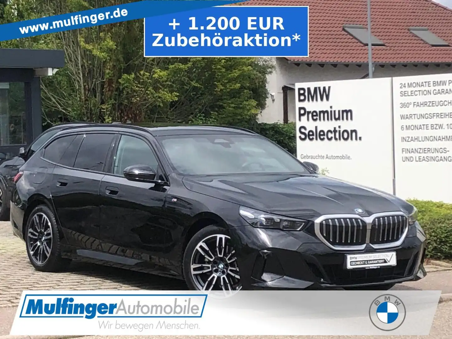 BMW 520 i T. M Sport Standh.AHK SurView.HUD Sitzbel. Schwarz - 1
