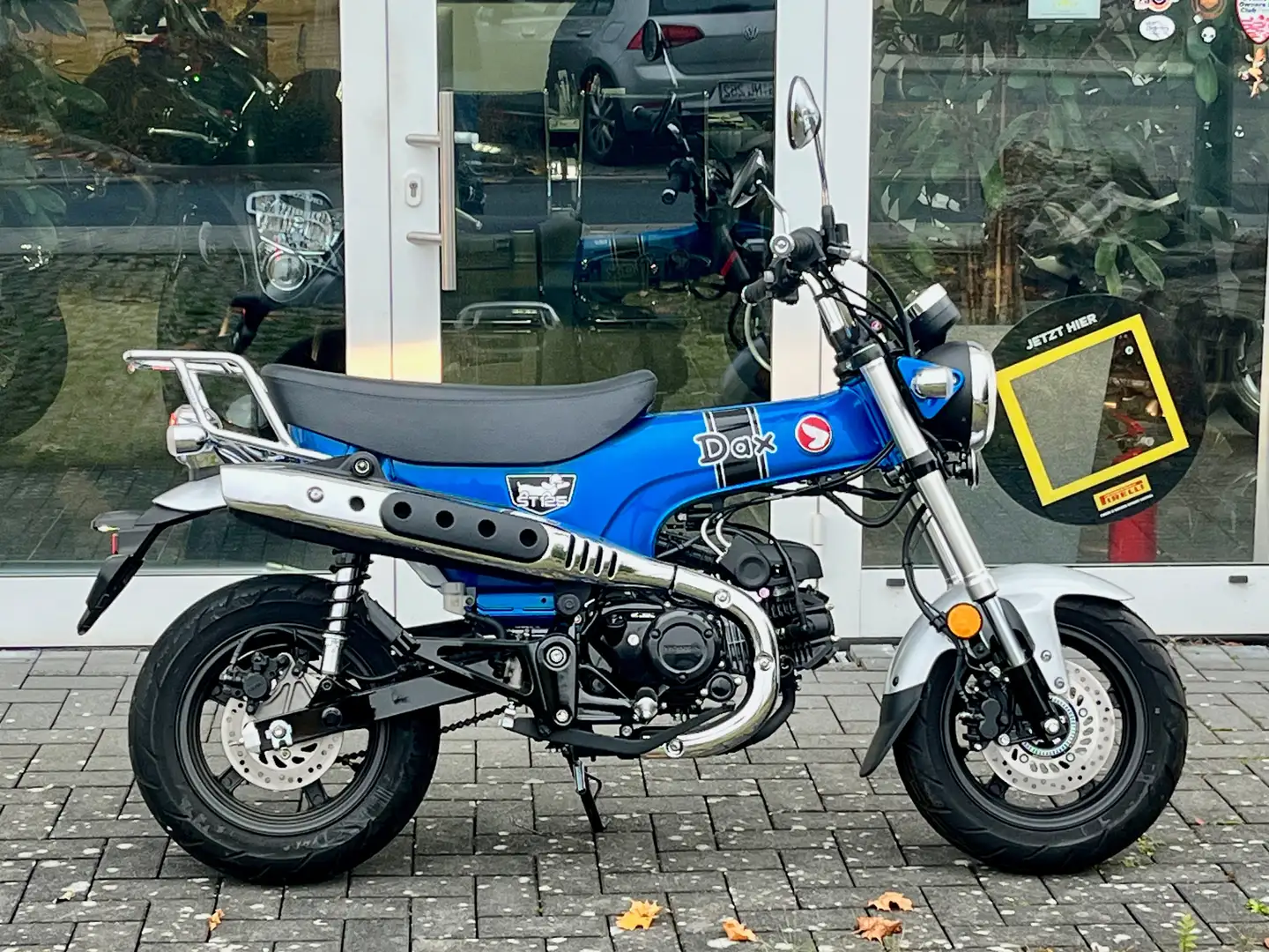 Honda DAX ST 125 Original + Service sowie Gepäckträger Chrom Blau - 1