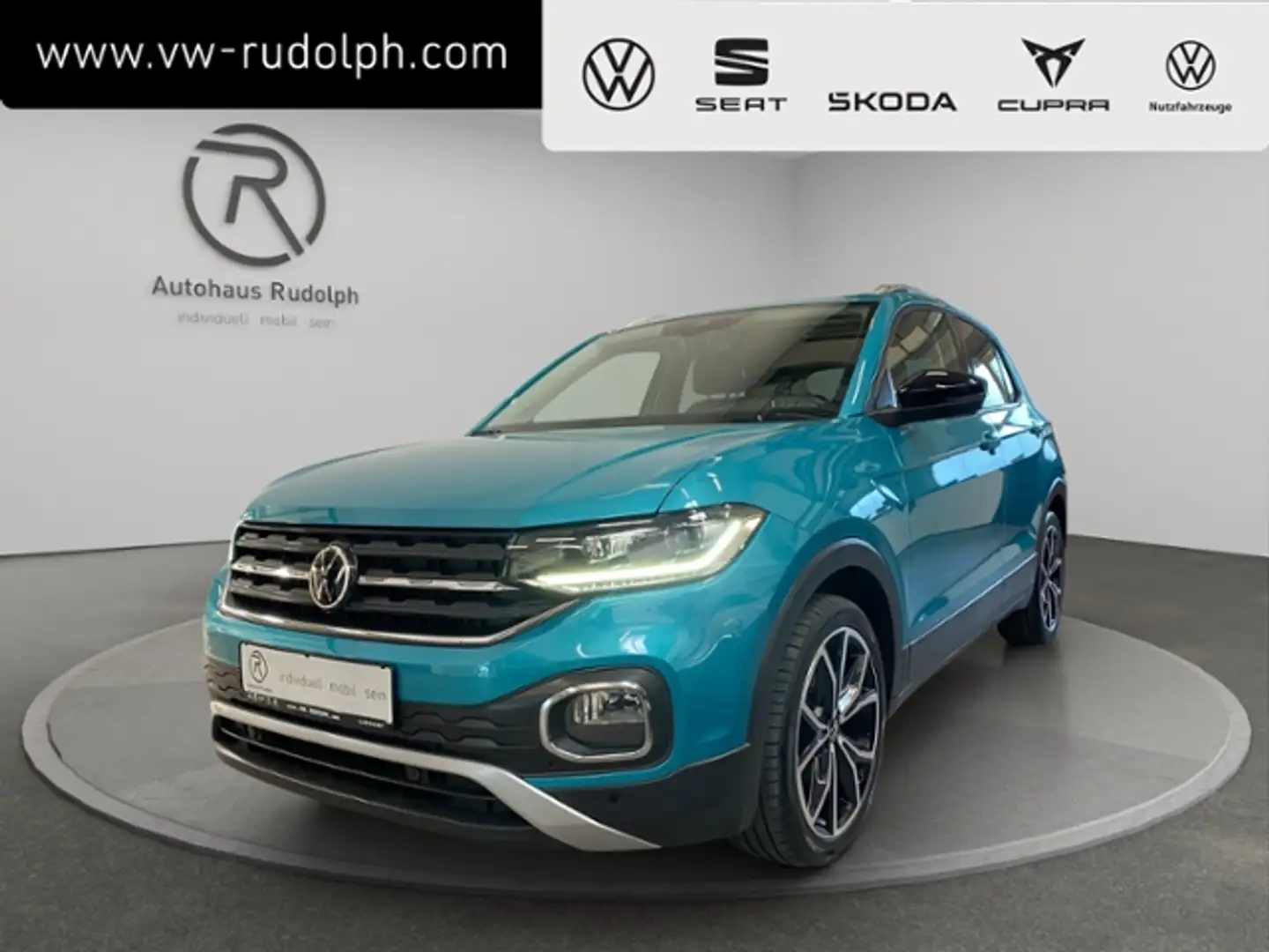 Volkswagen T-Cross 1.0 TSI Style KLIMA LED NAVI ALU Зелёный - 1