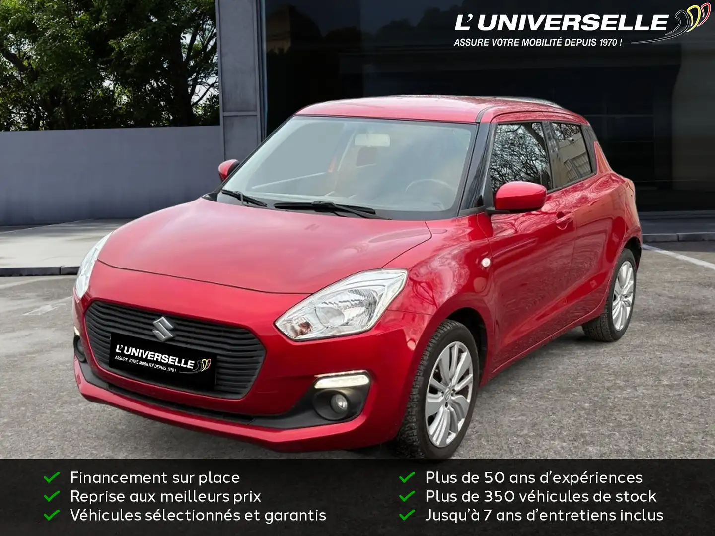 Suzuki Swift GRAND LUXE + HYBR (ISG) Rouge - 1
