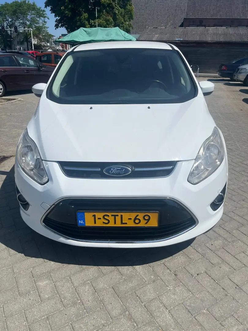 Ford C-Max 1.0 Lease Titanium nieuwe motor met 80000 km Blanc - 1