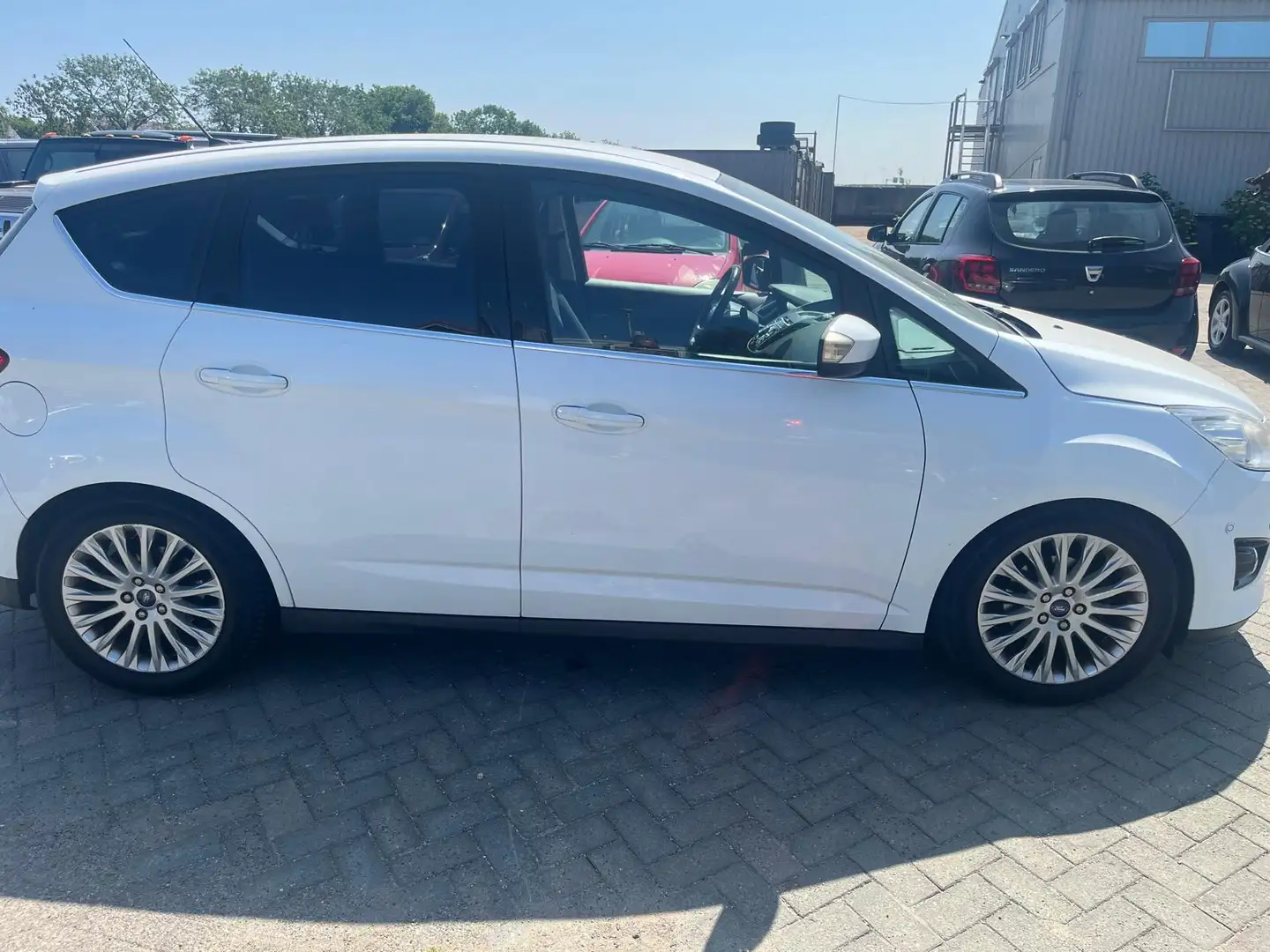 Ford C-Max 1.0 Lease Titanium nieuwe motor met 80000 km Blanc - 2