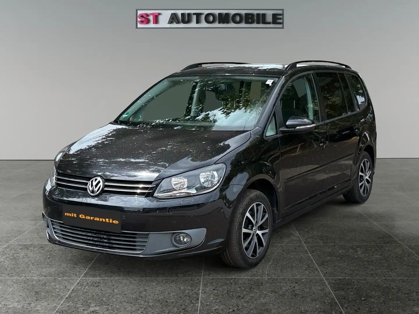 Volkswagen Touran Comfortline 1.4-Panorama-PDC Negro - 1