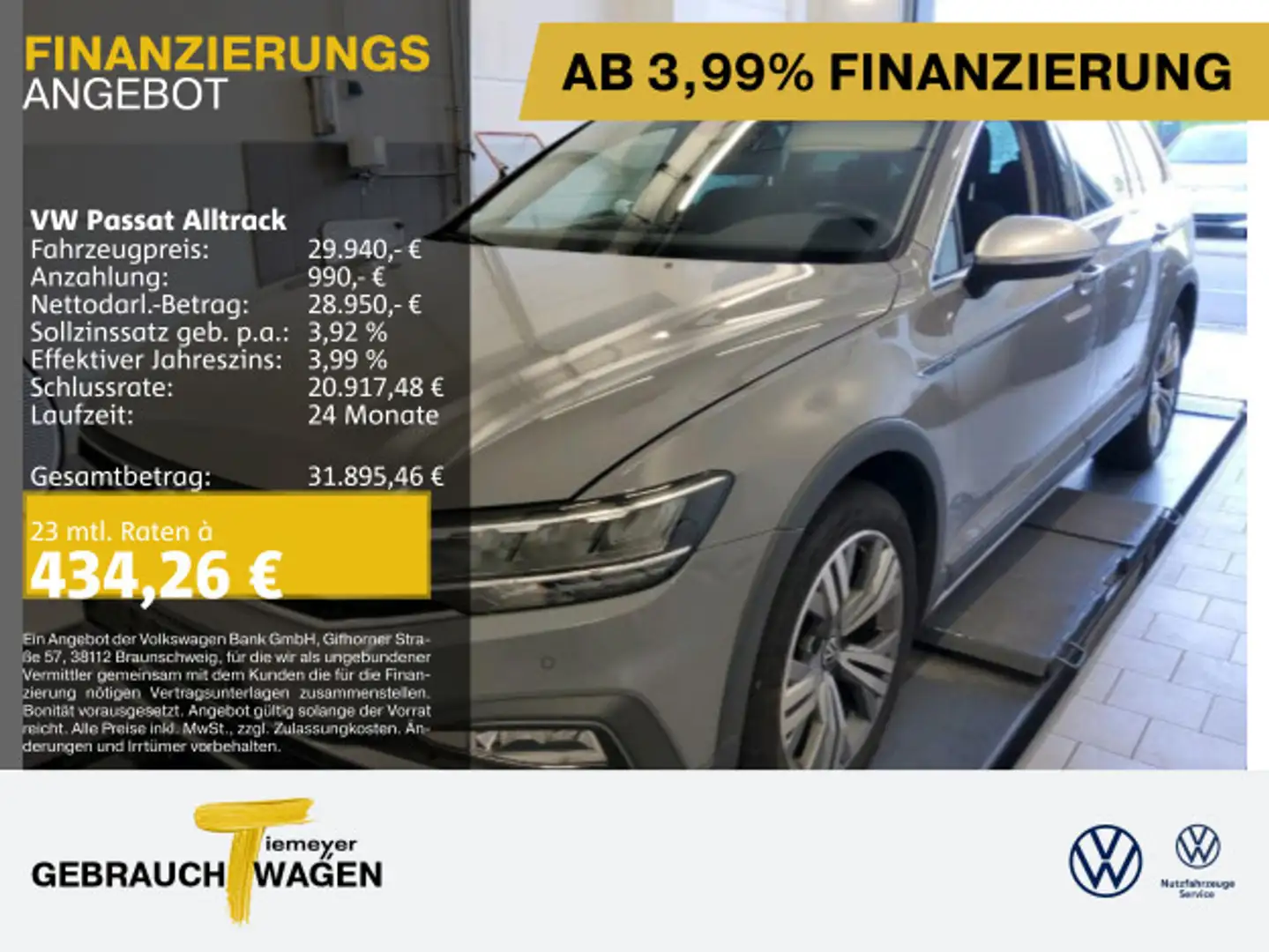 Volkswagen Passat Alltrack 2.0 TDI DSG 4M LED VIRTUAL KAMER Grau - 1