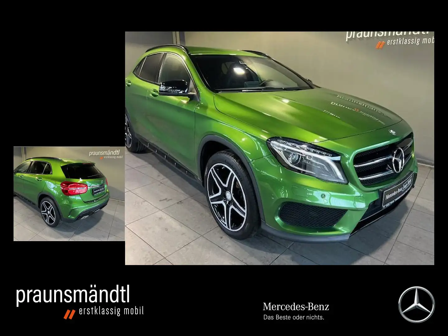 Mercedes-Benz GLA 200 d AMG Night ILS/PTS/Kamera/Navi/ele.Heck Grün - 1