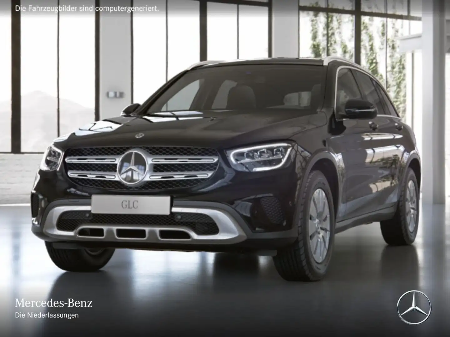 Mercedes-Benz GLC 200 d 4M LED+KAMERA+KEYLESS+9G Schwarz - 2