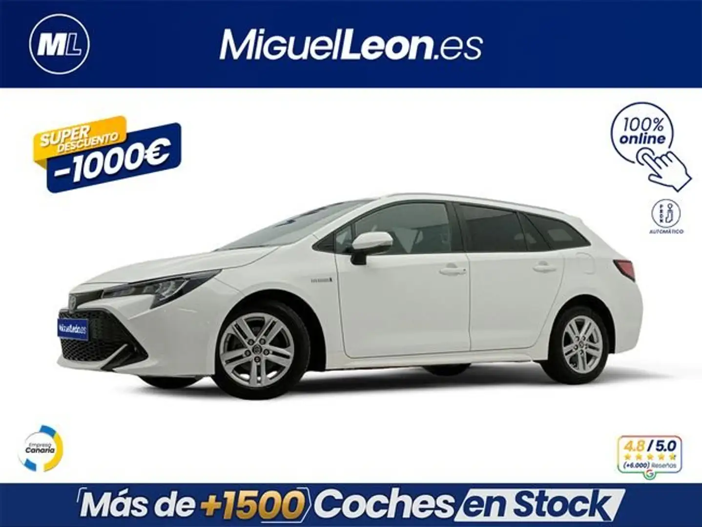 Toyota Corolla 1.8 125H BUSINESS E-CVT TOU SPORT Blanco - 1