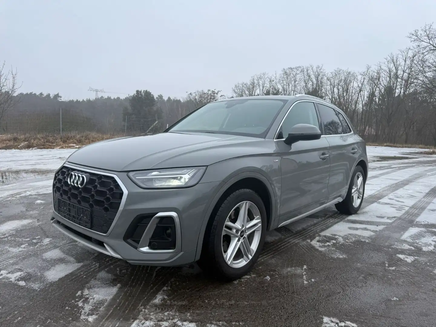 Audi Q5 35 TDI S line DSG/LED/KAMERA/ Gris - 1