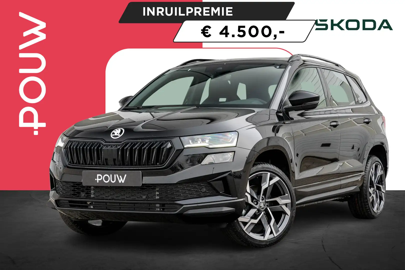 Skoda Karoq 1.5 TSI 150pk DSG ACT Sportline Business | Matrix Zwart - 1