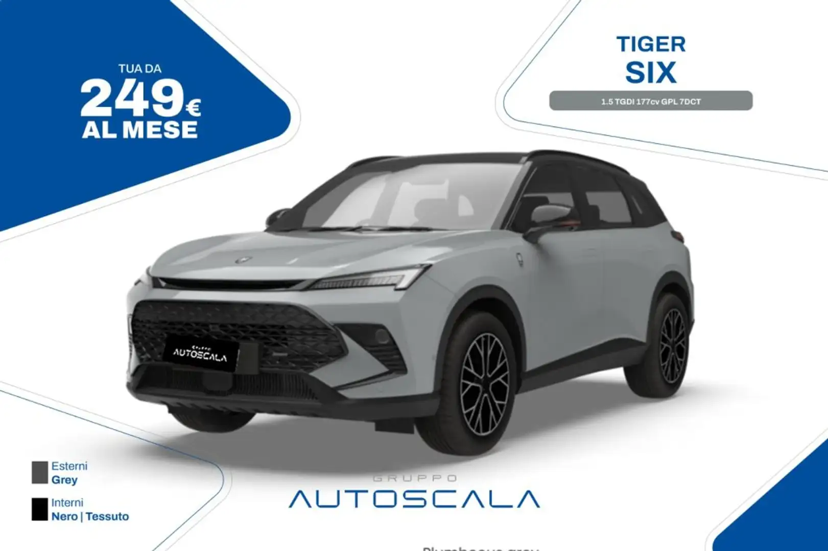 Tiger Six 1.5 TGDI 177cv GPL 7DCT Gris - 1