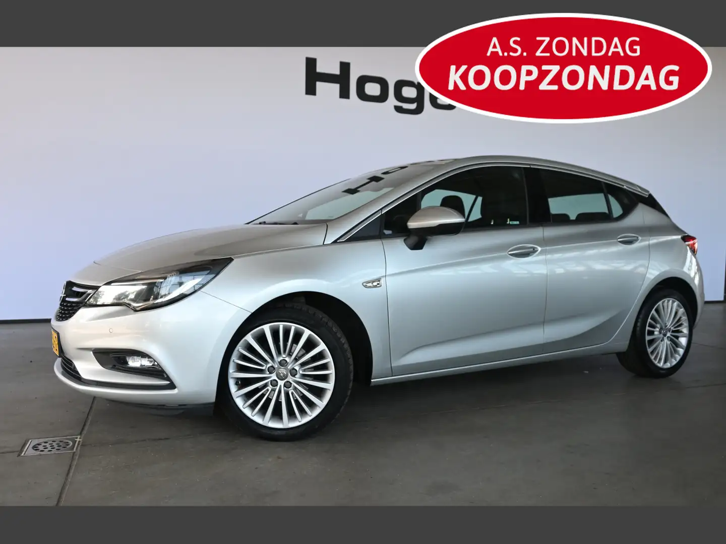 Opel Astra 1.0 Innovation Clima Navigatie LED 100% Onderhoude Gris - 1