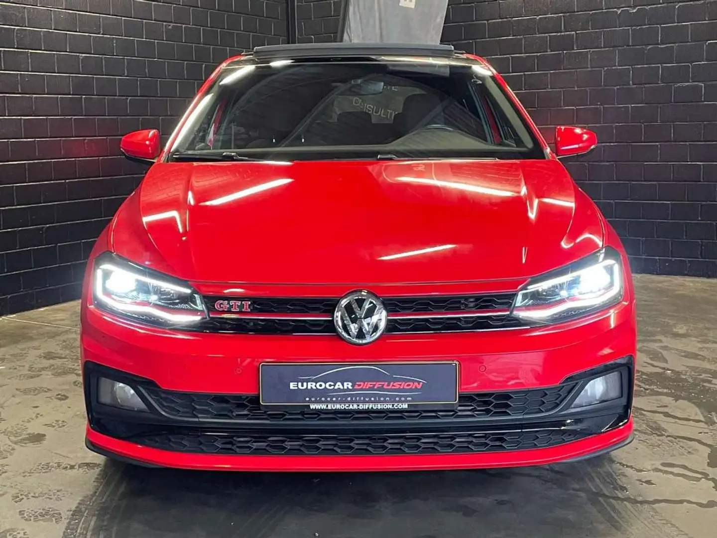 Volkswagen Polo GTI 2.0 TSI 200 DSG*Toit ouvrant*ACC*Apple Carplay* Rouge - 2