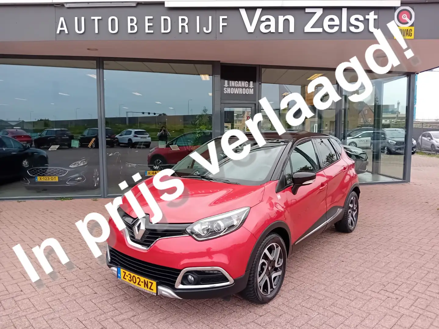 Renault Captur 1.2 TCe Helly Hansen Automaat, Airco(automatisch), Rood - 1