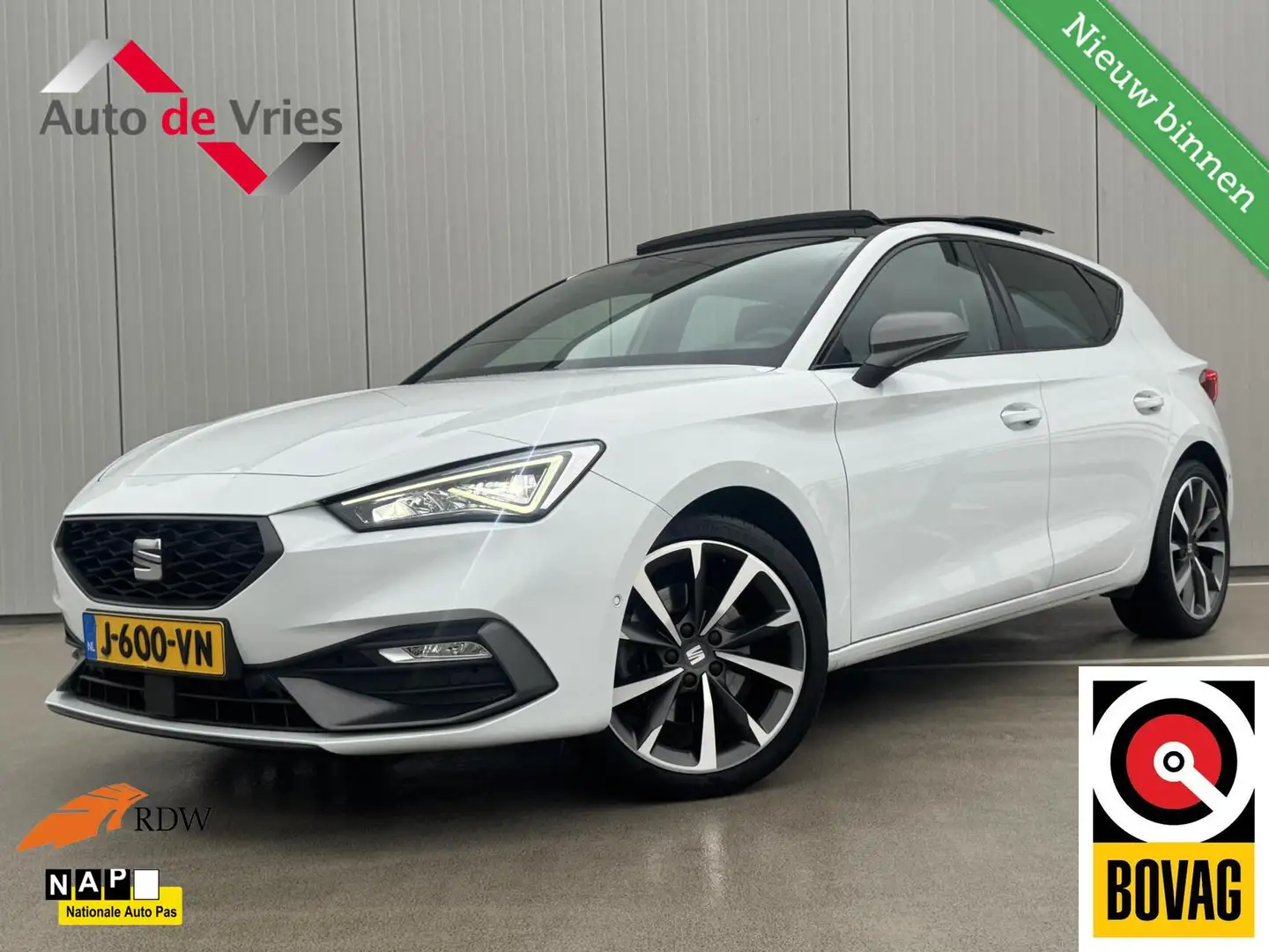 SEAT Leon 1.5 TSI FR Launch Edition|NL-Auto|Schuifdak Wit - 1