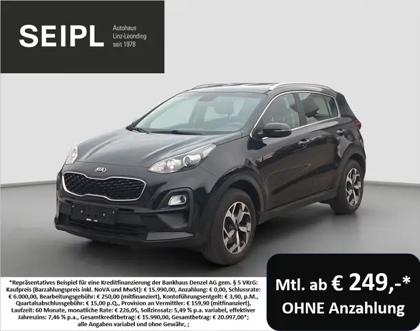Kia Sportage 1,6 GDI GPF Silber*Navi*Rückfahrk*Sitz+Lenkradh...
