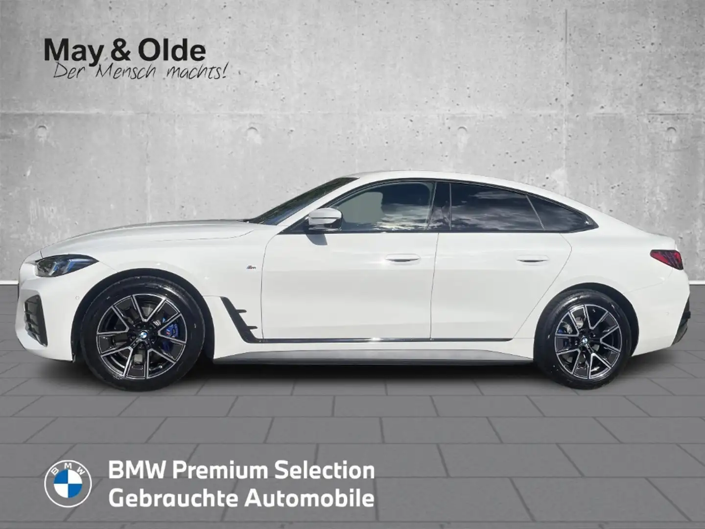 BMW i4 40 eDrive M Sport HUD AHK HiFi 360° Leder ACC Weiß - 2