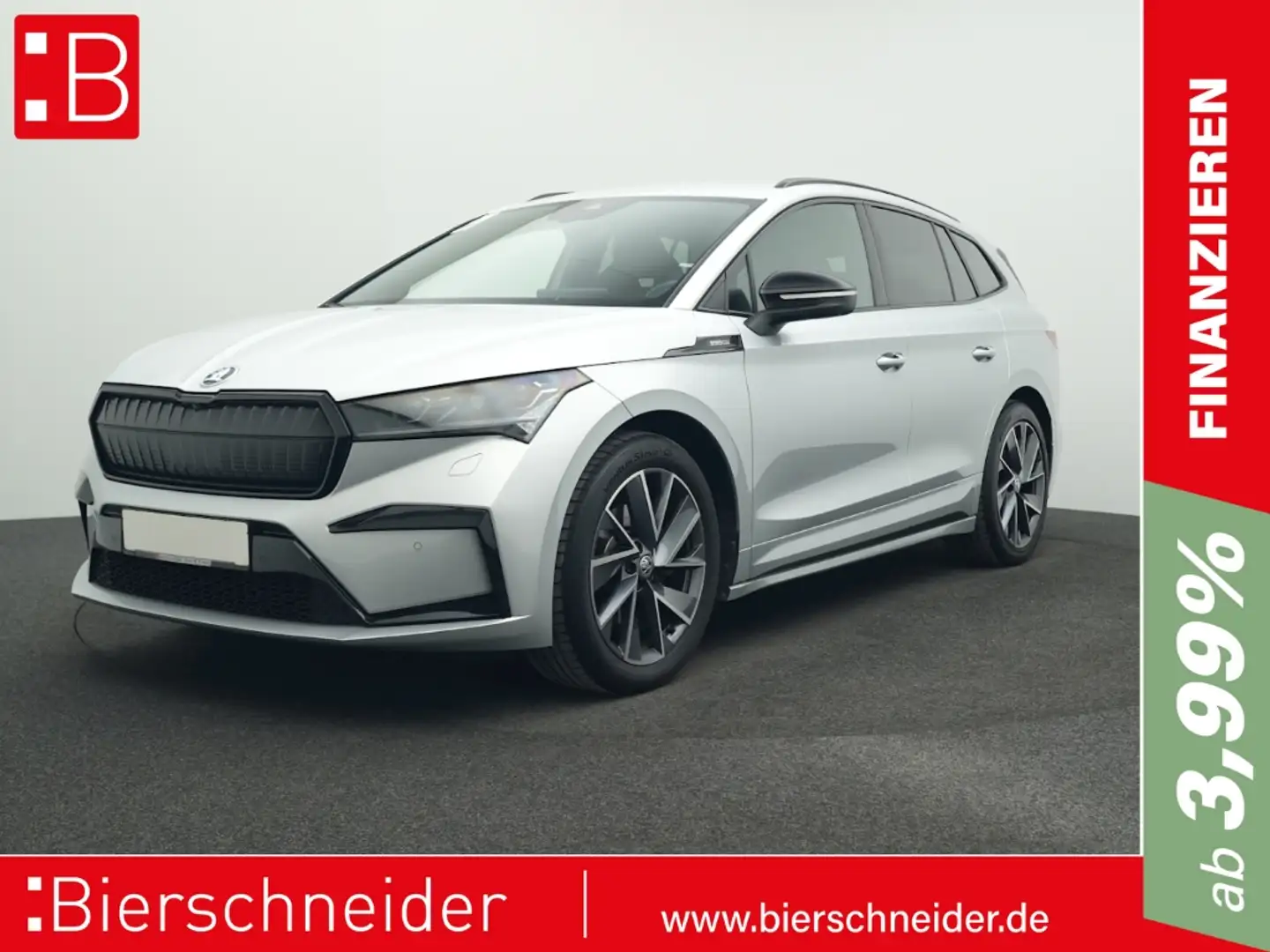 Skoda Enyaq 80 Sportline WP HuD MATRIX 360 Argent - 1