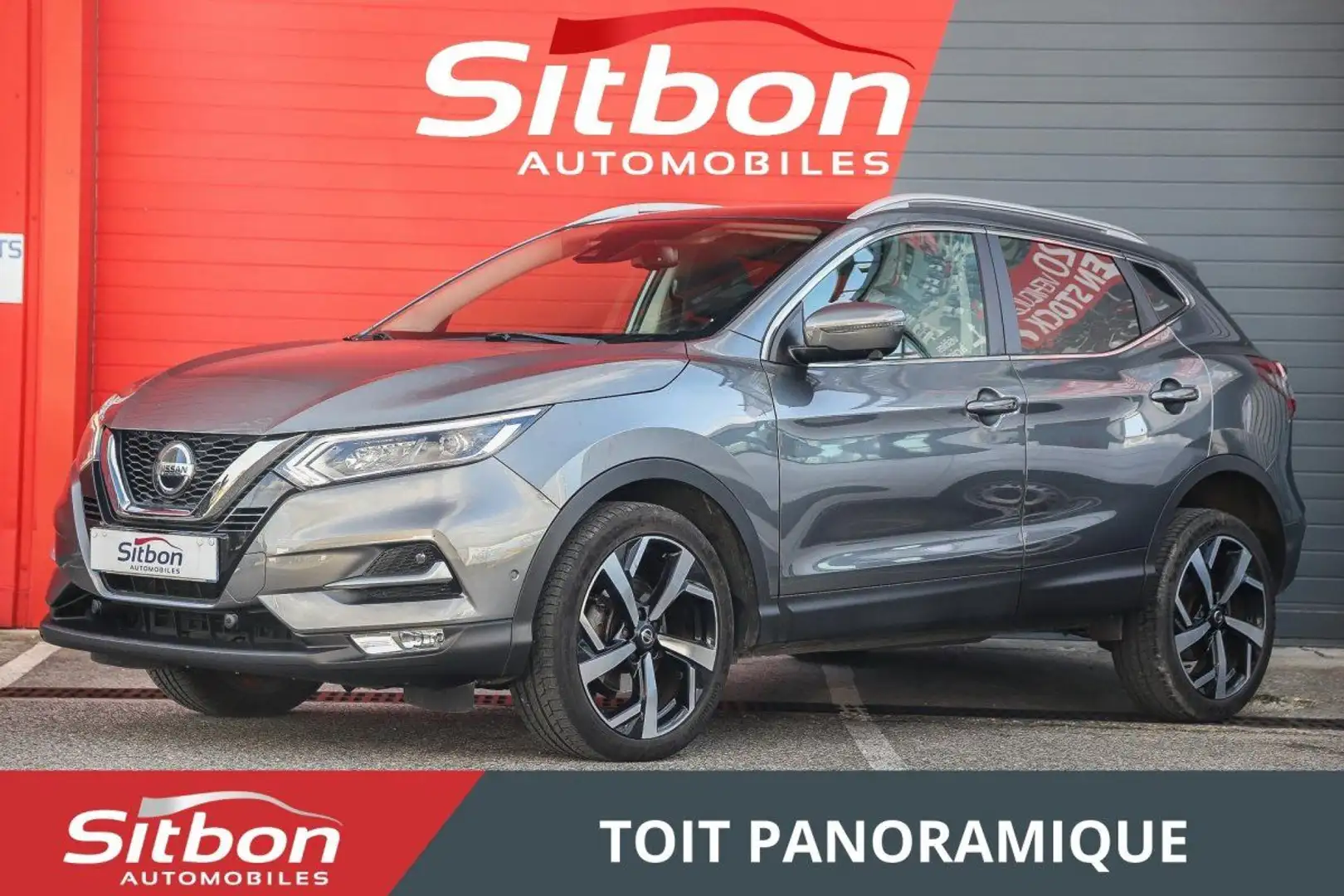 Nissan Qashqai 1.3 DIG-T 140 Tekna TOIT PANORAMIQUE CAMERA Grijs - 1