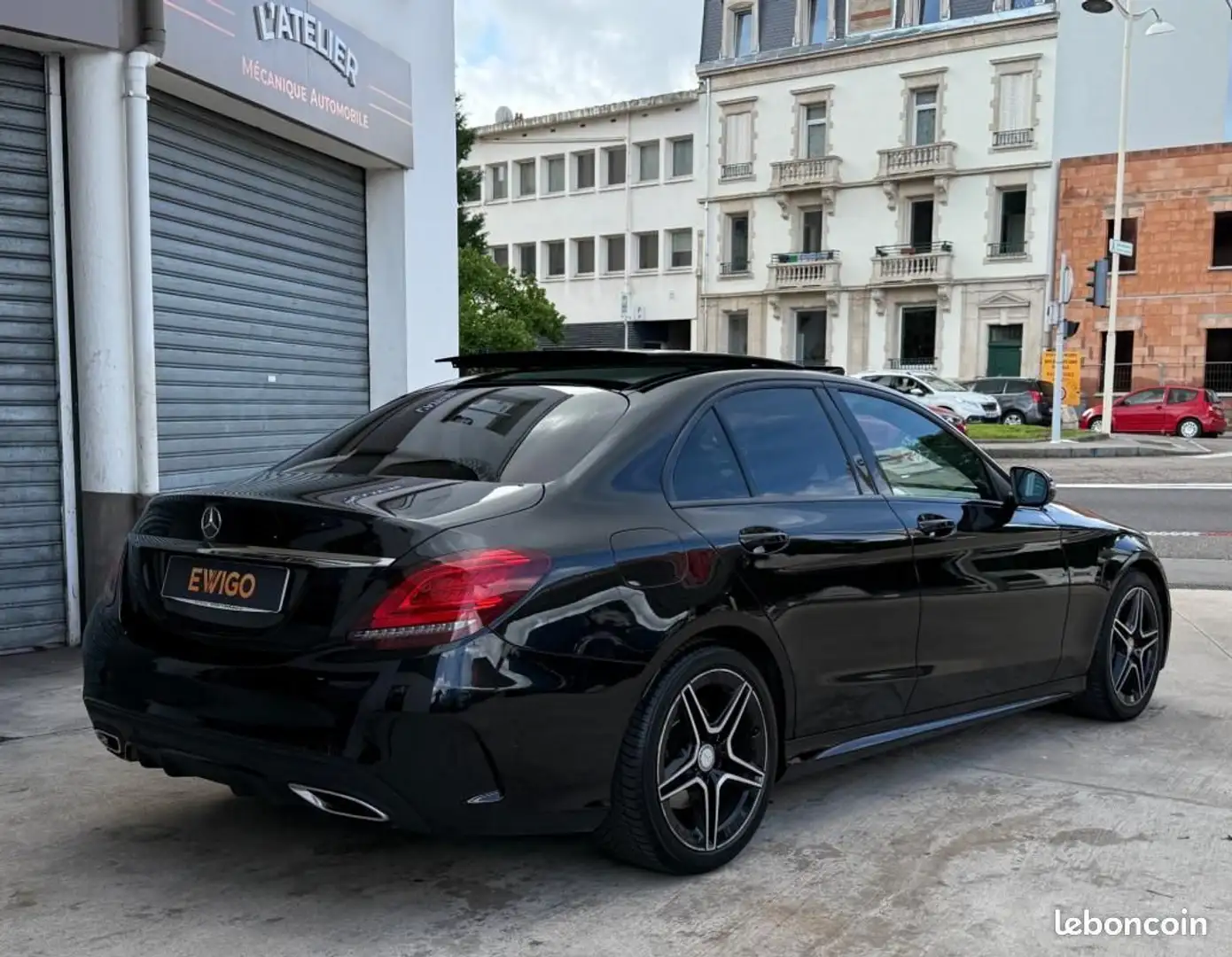 Mercedes-Benz C 200 Mercedes IV (2) 200 D AMG LINE 9G-TRONIC + TOIT OUVRANT CARPLAY CAMERA Negro - 2