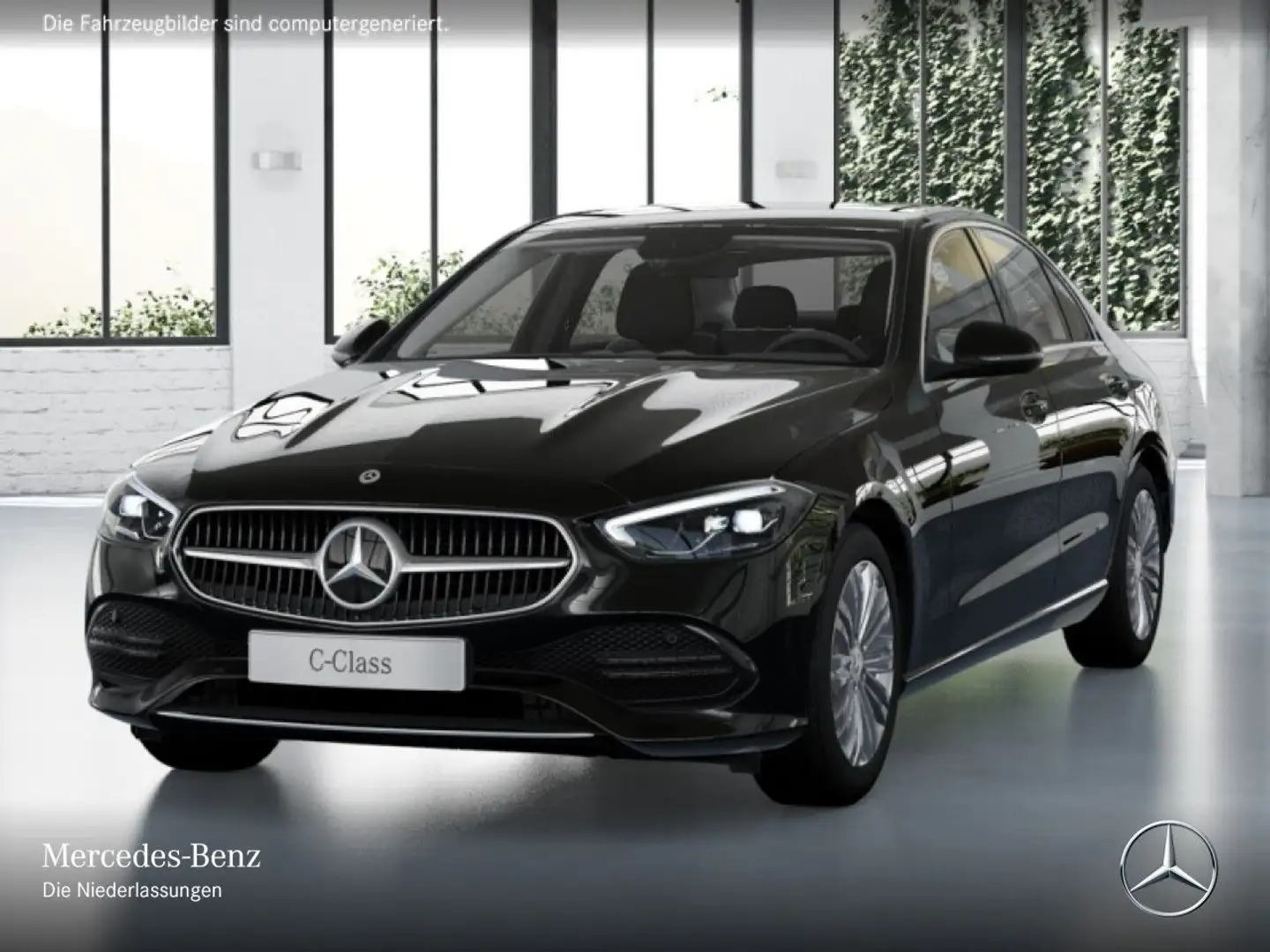 Mercedes-Benz C 180 AVANTG+LED+KAMERA+TOTW+KEYLESS+9G Schwarz - 2