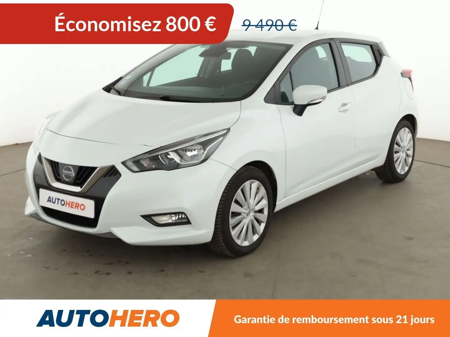 Nissan Micra 1.0 IG Acenta Blanc - 1