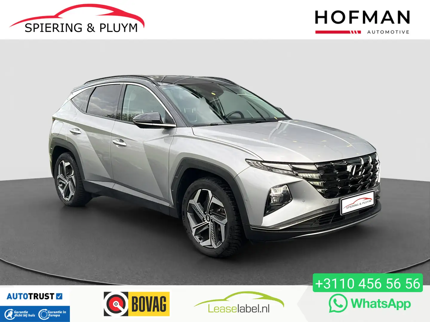 Hyundai TUCSON 1.6 T-GDI PHEV Premium 4WD | Stoel vent. | Krell | Argent - 1
