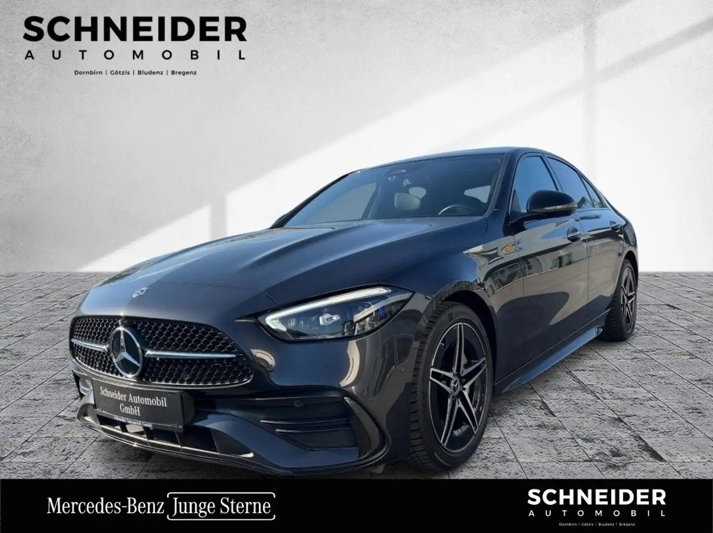 Mercedes-Benz C 220 d 4MATIC Sport S-Sitz LED Night Navi SpurW Grau - 1