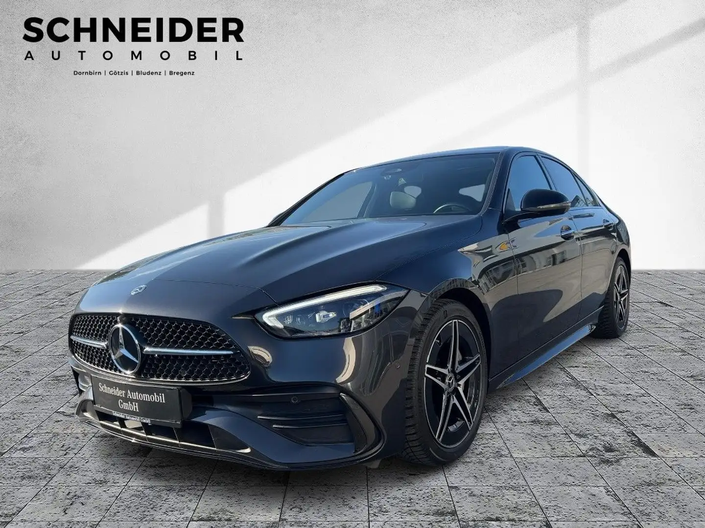 Mercedes-Benz C 220 d 4MATIC Sport S-Sitz LED Night Navi SpurW Grau - 2