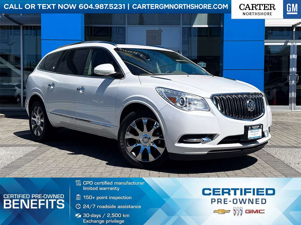 White 2017 Buick Enclave SUV / Crossover All-Wheel Drive 6-Speed Automatic
