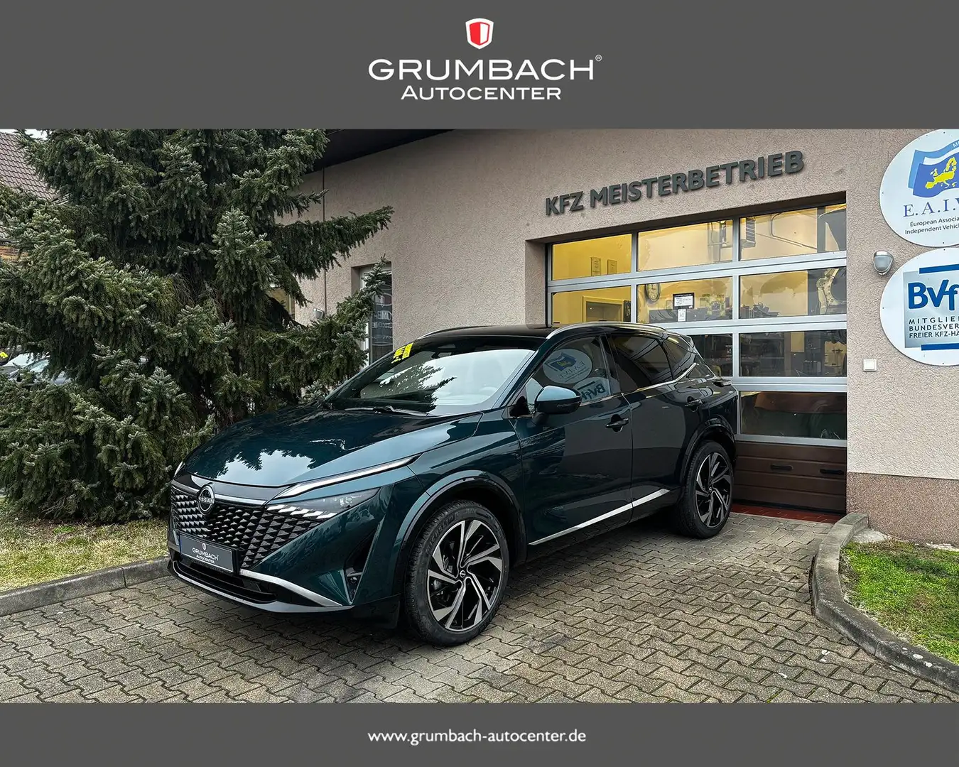 Nissan Qashqai TEKNA+ 1.3 DIG-T MHEV 116kw Xtronic 20Zoll Sitz... Groen - 1