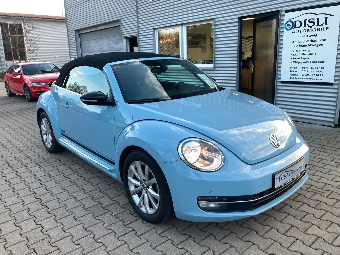 Volkswagen Beetle Cabriolet Club BMT,Klimautomatik,Navi Bleu - 1