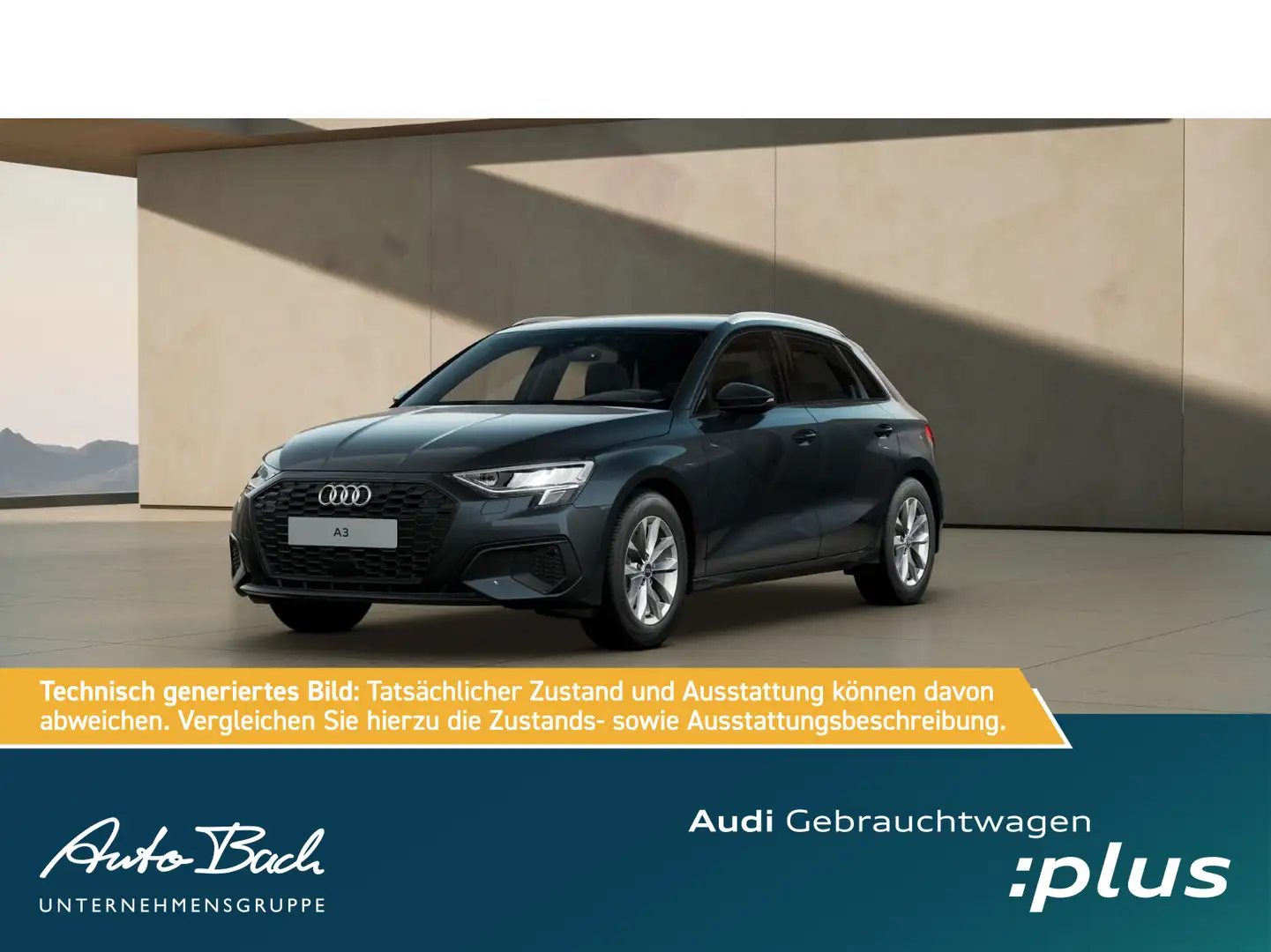 Audi A3 30TFSI Stronic Navi LED ACC EPH DAB Grau - 1