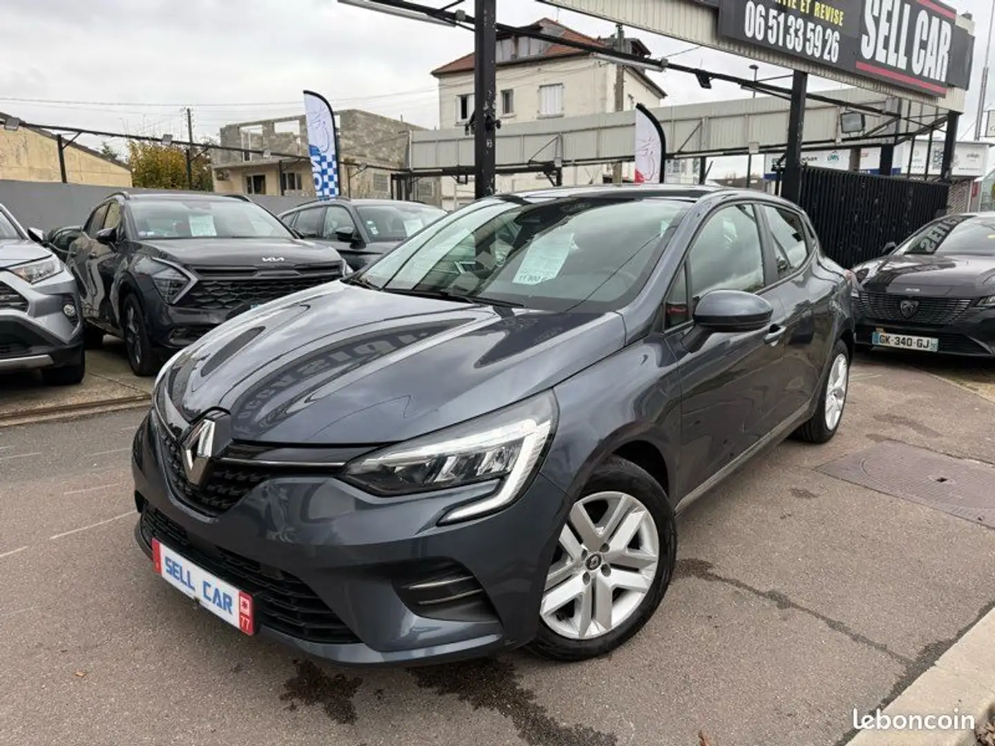 Renault Clio V 1.0 tce 90 Business 1 ère Main Gris - 1