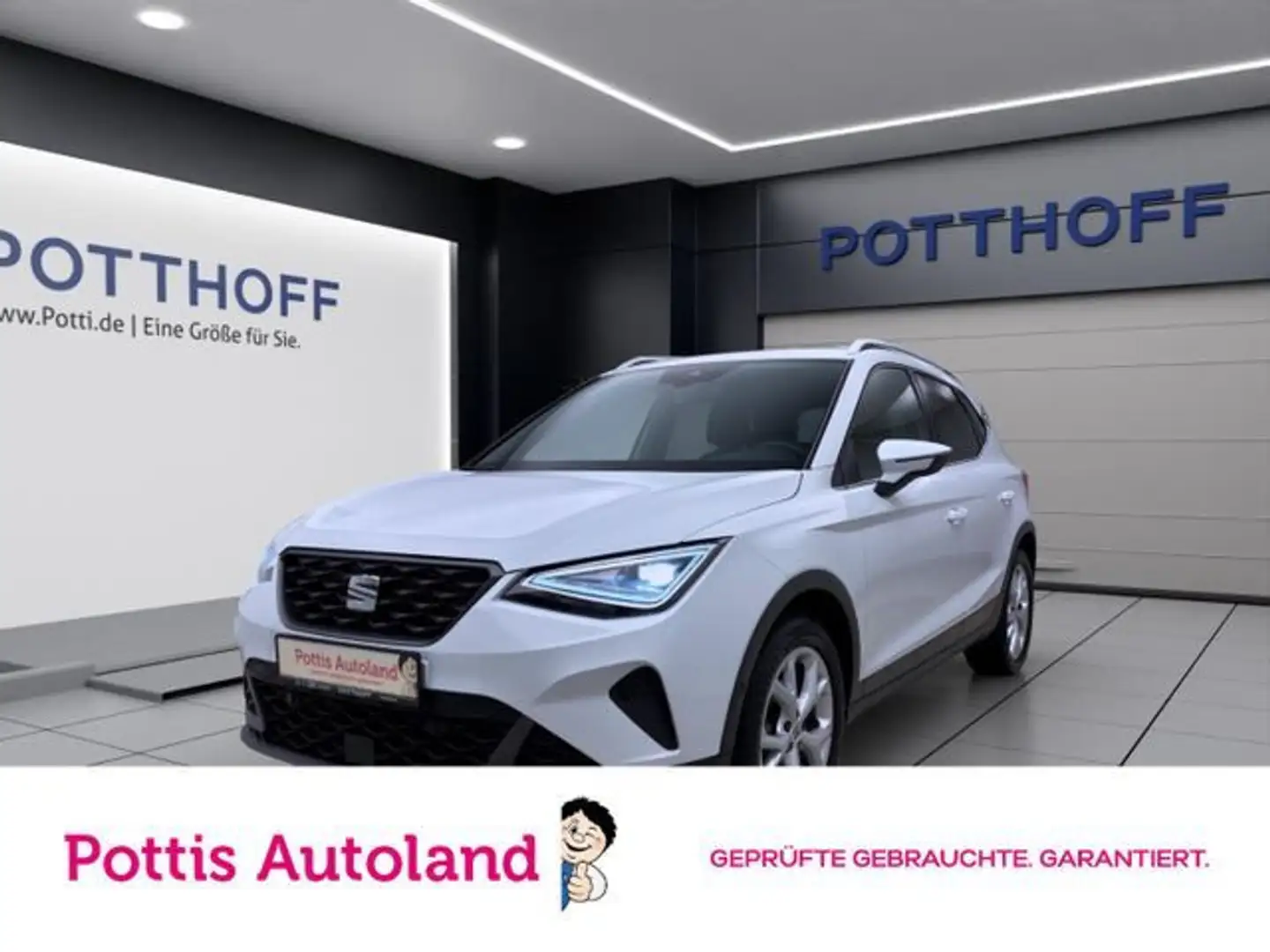 SEAT Arona 1.0 TSI DSG FR NAVI KAMERA PDC SITZHZG LED Weiß - 1