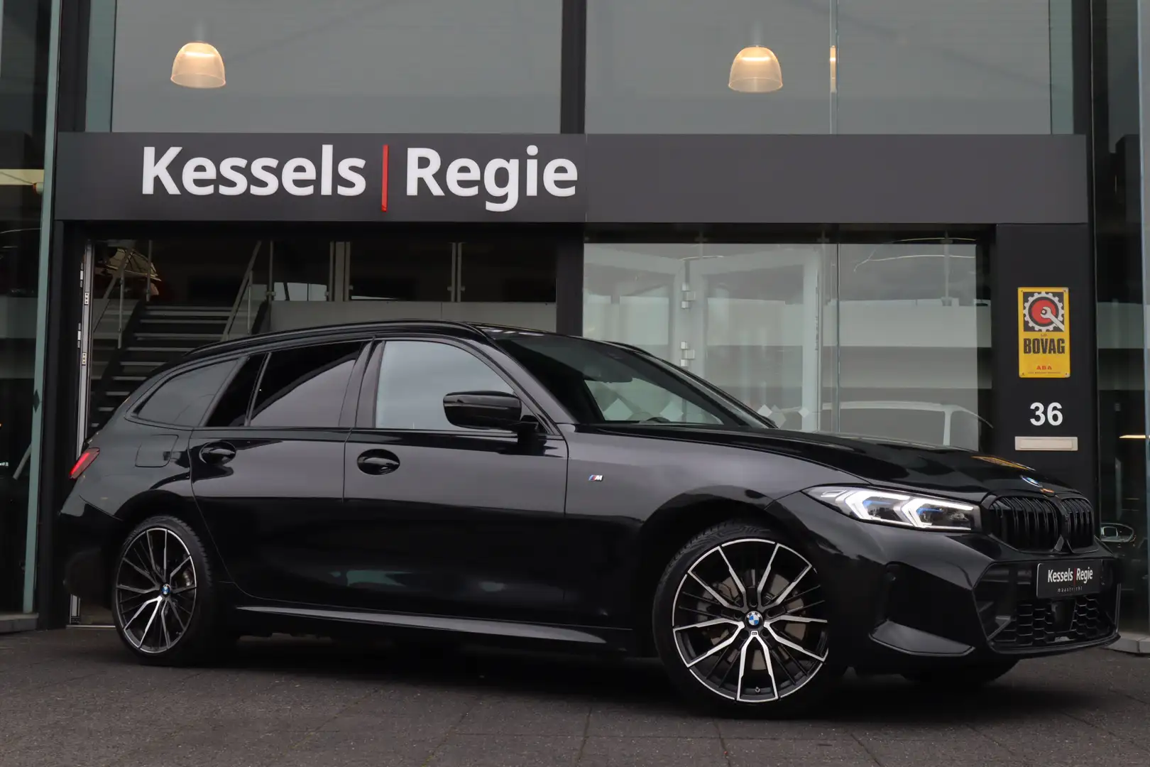 BMW 330 3-serie Touring 330e M Sport Pano HuD Memory Laser Noir - 2