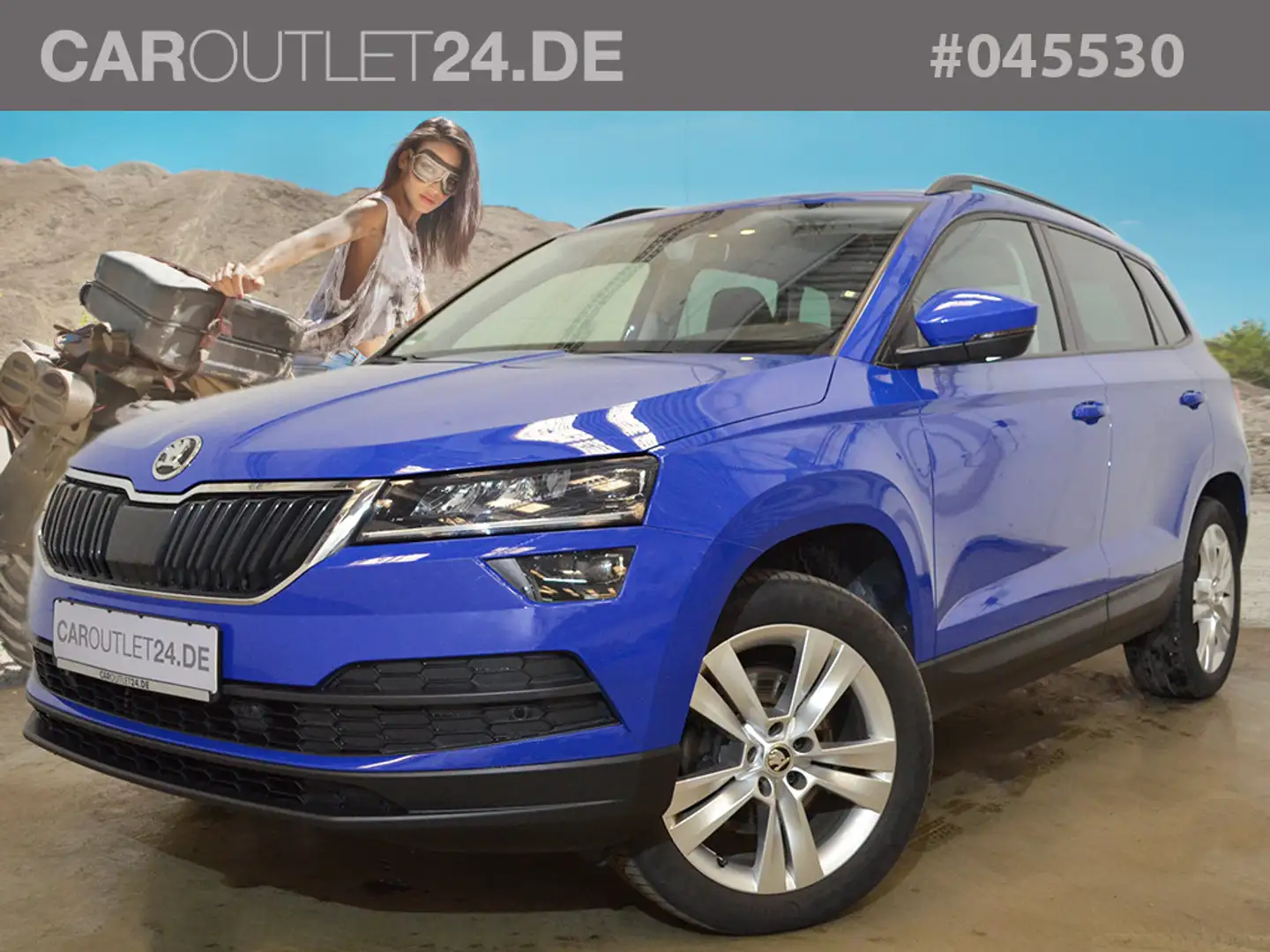 Skoda Karoq 2,0 TDI Style 4x4 *18Z LED Amundsen Blau - 1
