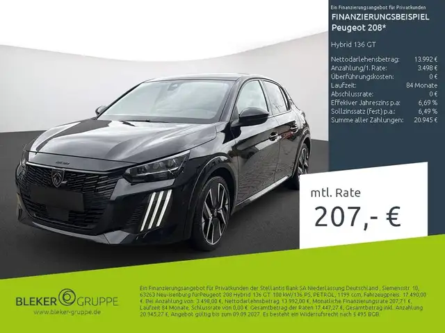 2024 Peugeot 208 in Black for sale