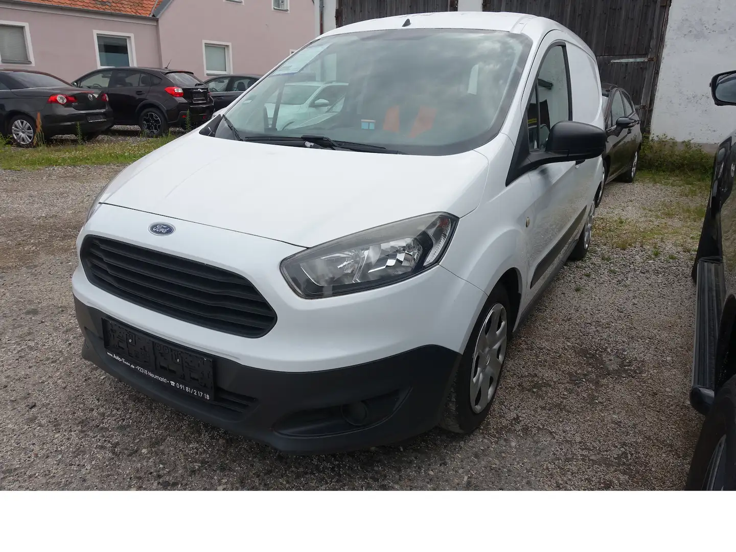 Ford Transit Courier 1,5 TDCi 8-fach bereift PDC Gitter Weiß - 1